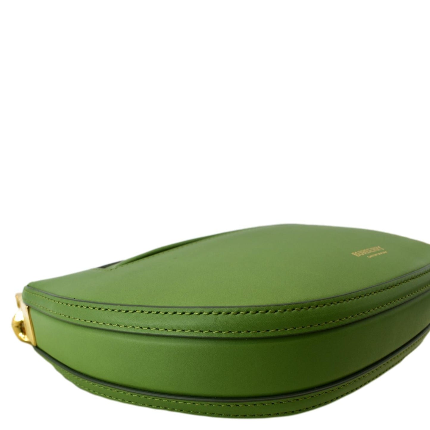 BURBERRY Olympia Mini Leather Chain Shoulder Bag Green