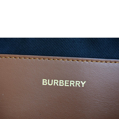 BURBERRY Icon Stripe Sonny E-Canvas Bum Bag Archive Beige