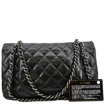 CHANEL Reissue Flap Leather Shoulder Bag Black