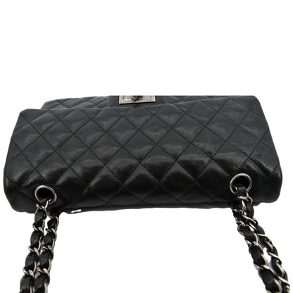 CHANEL Reissue Flap Leather Shoulder Bag Black