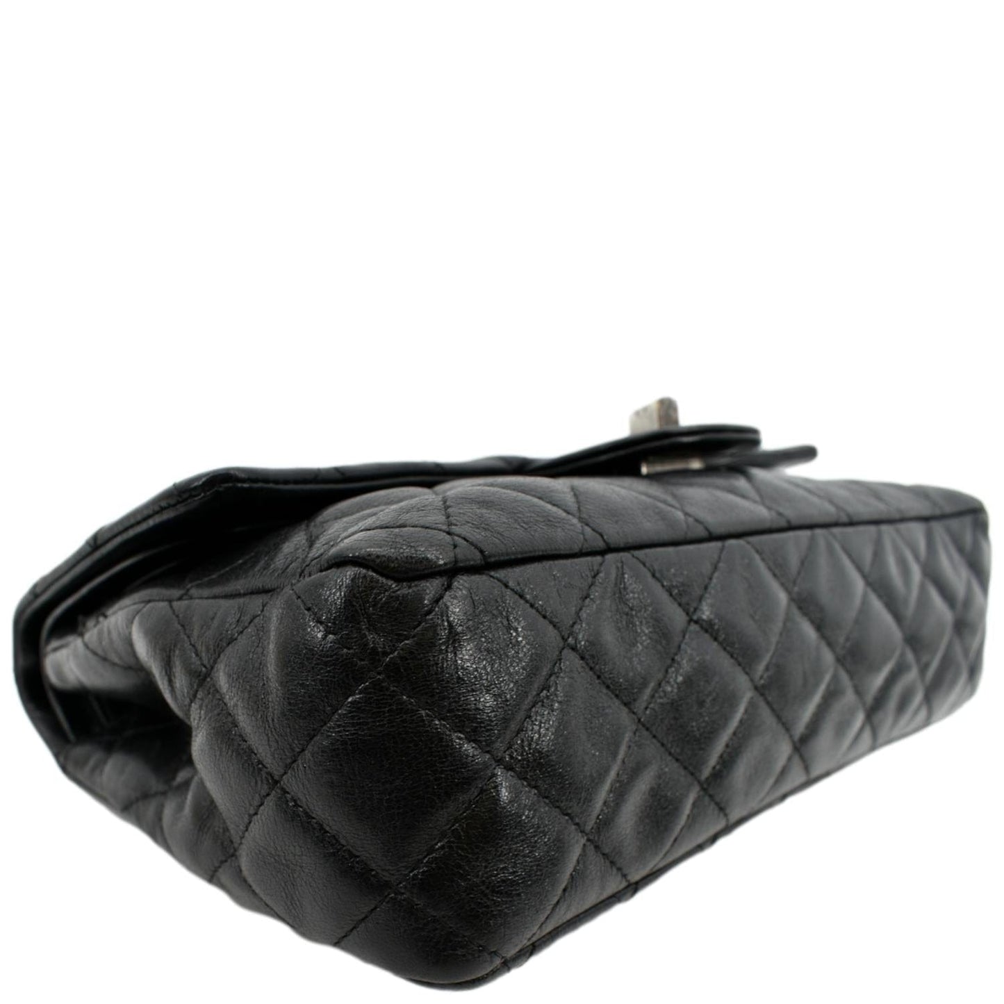 CHANEL Reissue Flap Leather Shoulder Bag Black