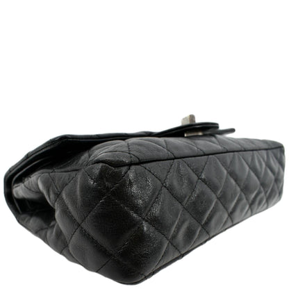 CHANEL Reissue Flap Leather Shoulder Bag Black