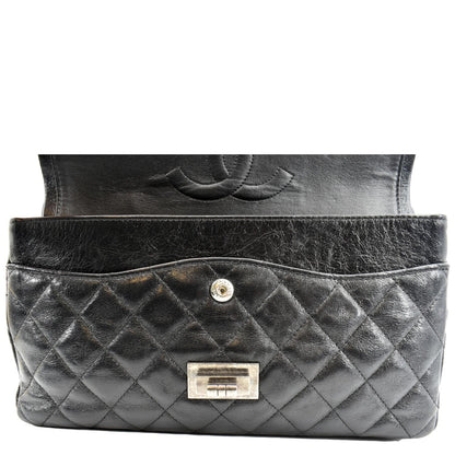 CHANEL Reissue Flap Leather Shoulder Bag Black
