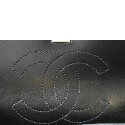 CHANEL Small Trendy CC Quilted Lambskin Dual Handle Flap Shoulder Bag Black