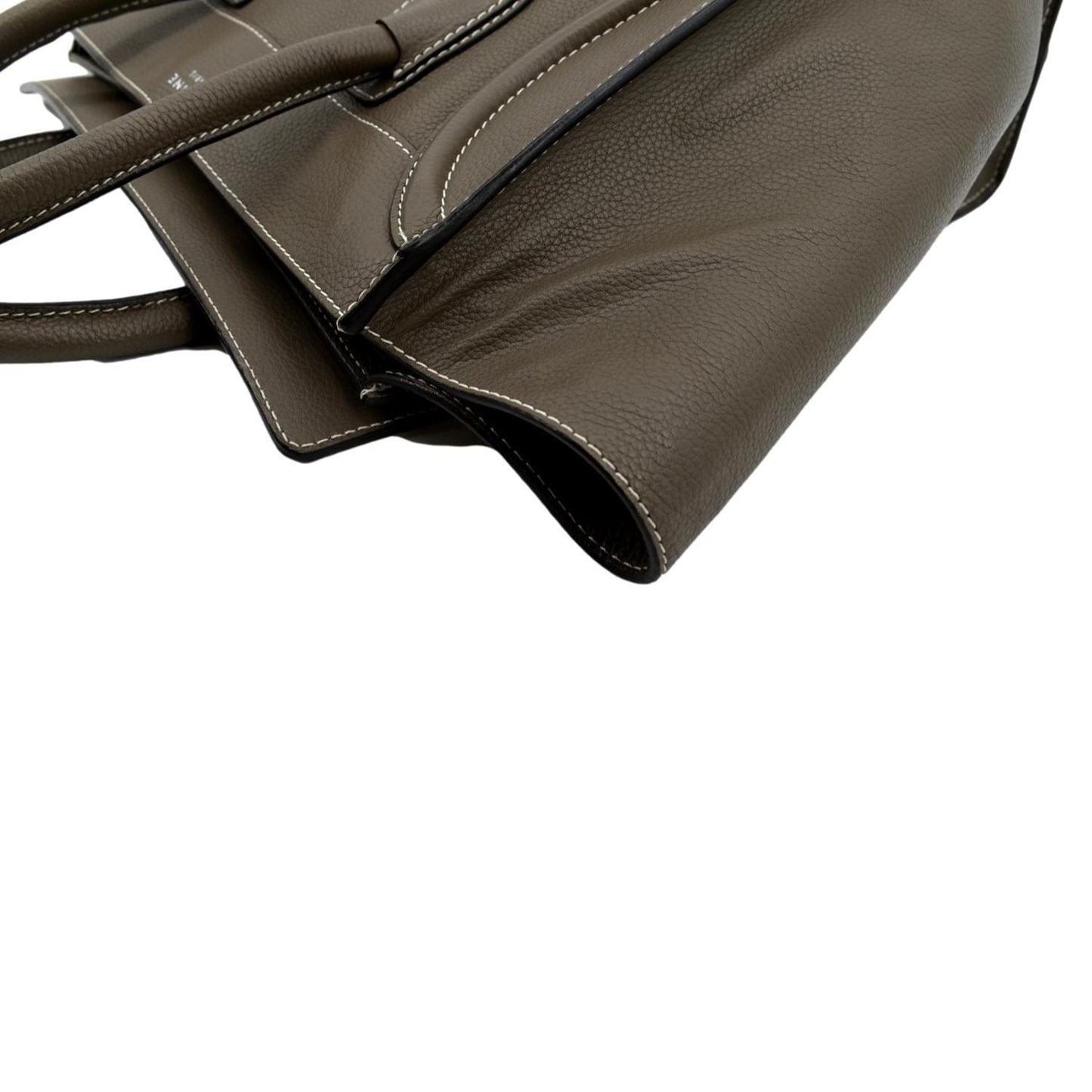 CELINE Souris Mini Luggage Calfskin  Leather Tote Bag Dune - Sold