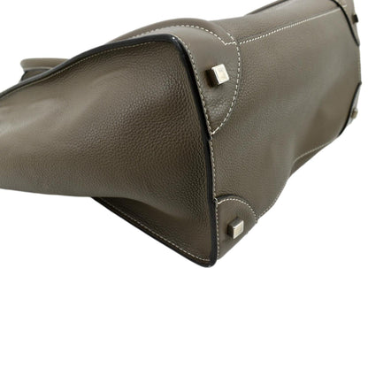 CELINE Souris Mini Luggage Calfskin  Leather Tote Bag Dune - Sold