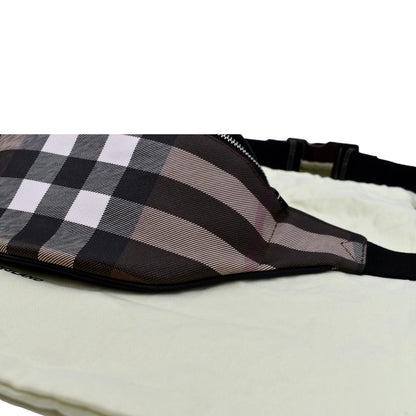 BURBERRY Mini Cason Check Bum Bag Dark Birch Brown