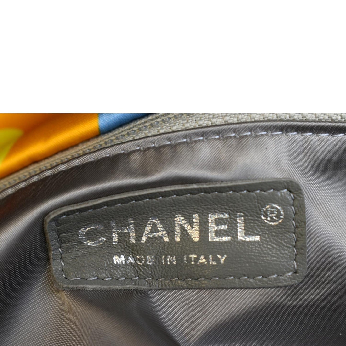 CHANEL Printed Coco Color Flap Small Nylon Shoulder Bag Multicolor