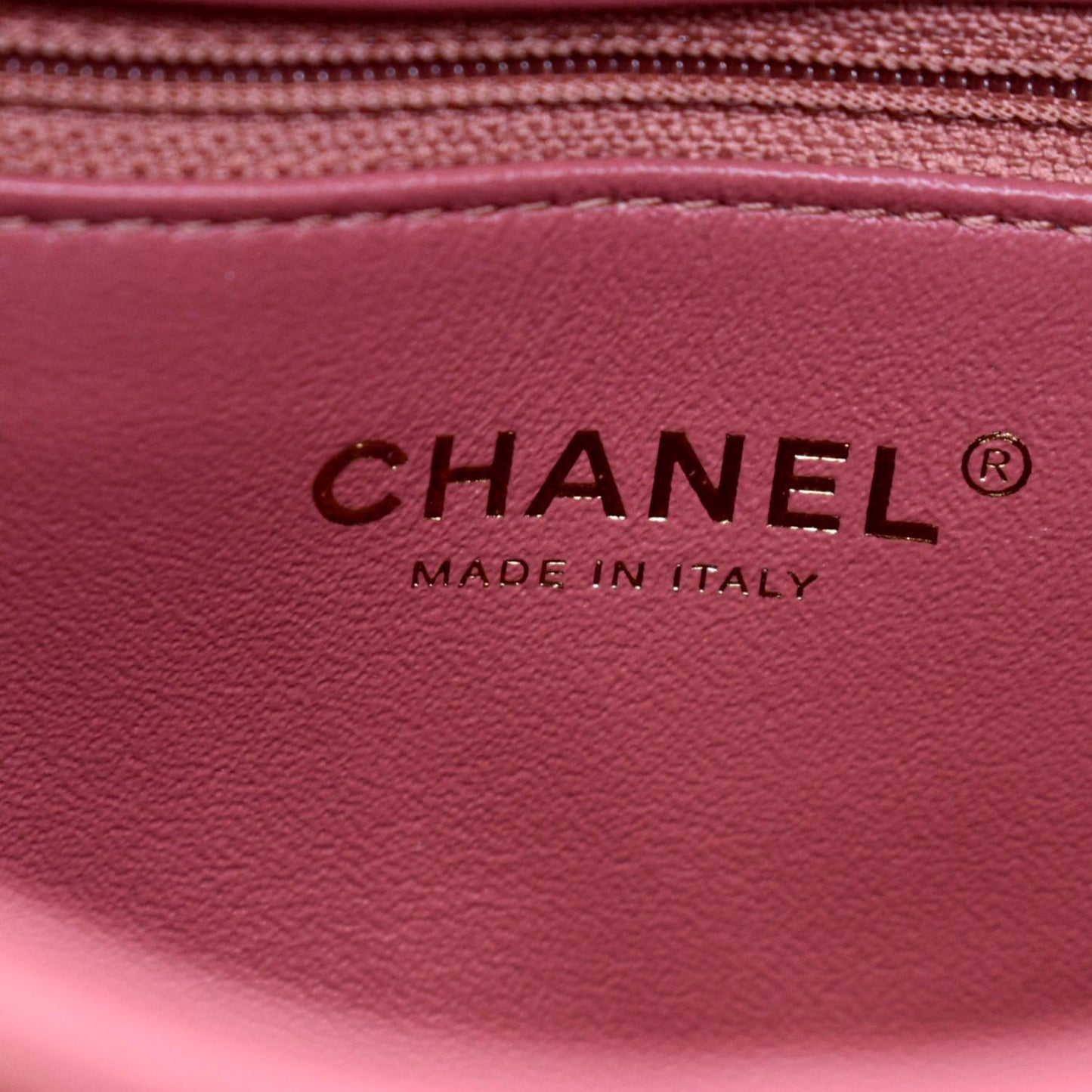 CHANEL Trendy CC Chevron Top Handle Flap Shoulder Bag Light Pink