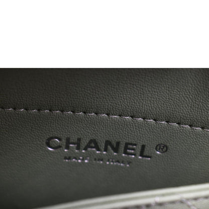 CHANEL Coco Splash Lambskin PVC Quilted Shopping Tote Pink