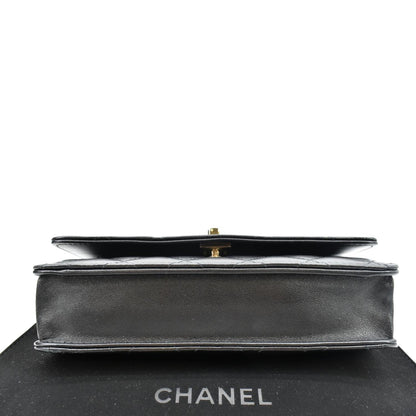 CHANEL Trendy CC Woc Lambskin Leather Crossbody Bag Black