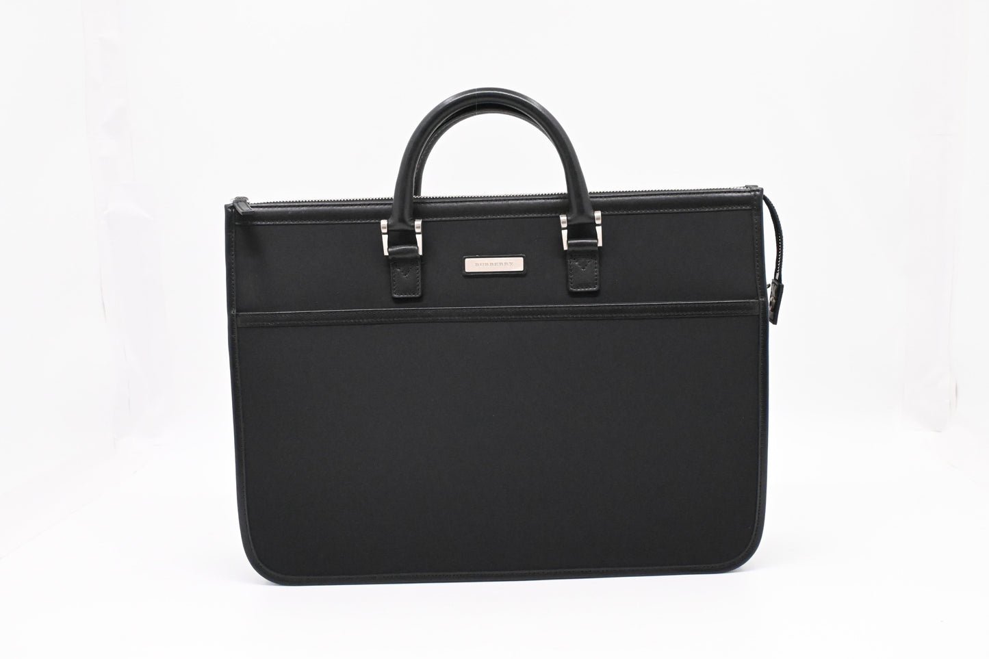 Burberry Business Bag in Black Canvas