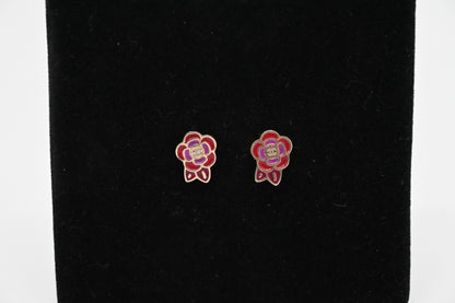 Chanel Camellia Stud Earrings