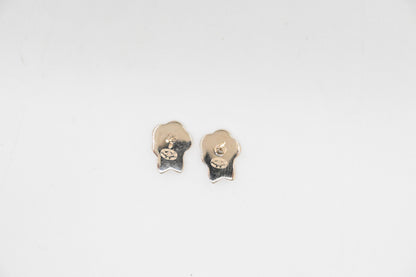 Chanel Camellia Stud Earrings
