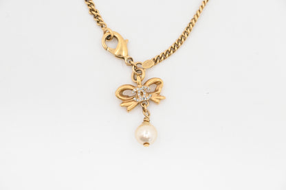 Chanel Pearl Bow Bracelet
