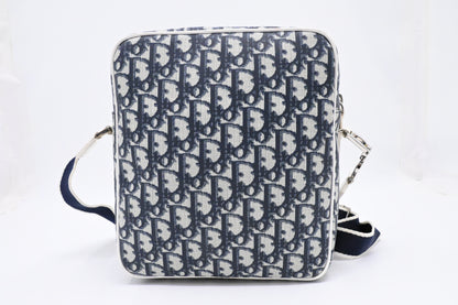 Dior Crossbody in Blue Trotter Coated Canvas