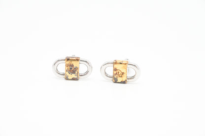 Dior Tie Clip and Cuff Links Set in Sterling Silver