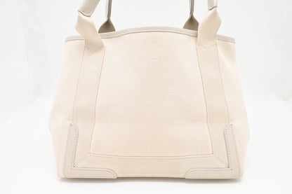 Balenciaga Cabas Small in Ivory White Canvas