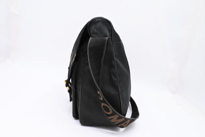 Fendi Messenger Bag in Black Canvas