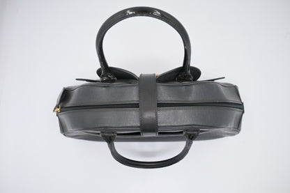 Dior Saddle Bowler in Black Mini Oblique Leather