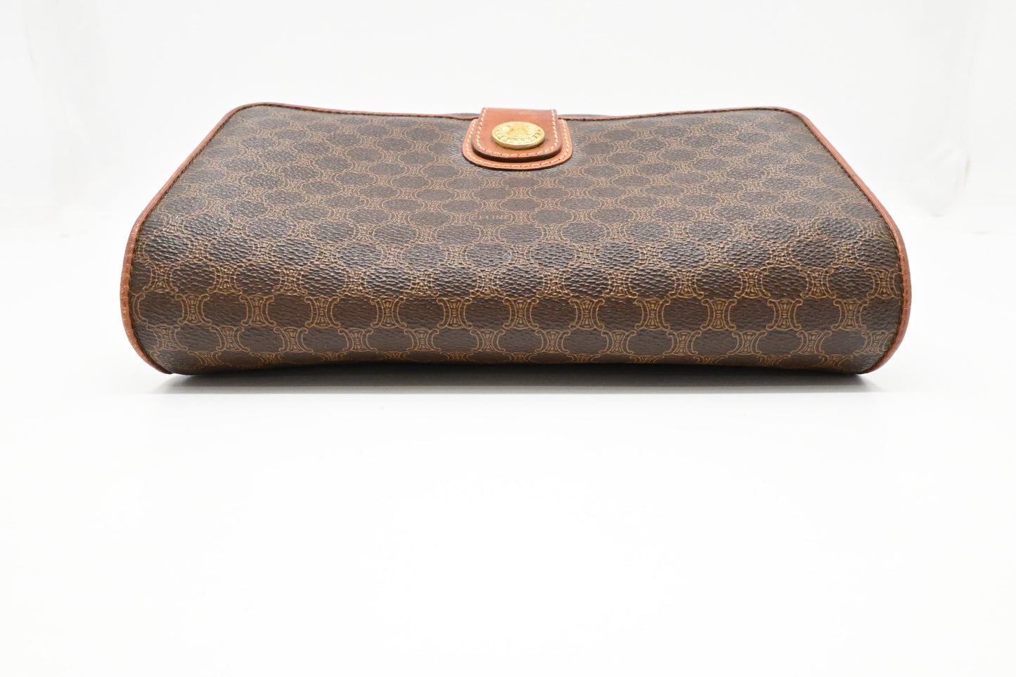 Celine Crossbody Bag in Brown Macadam Canvas