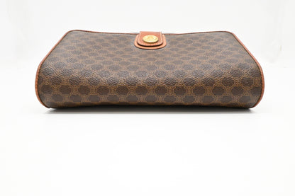 Celine Crossbody Bag in Brown Macadam Canvas