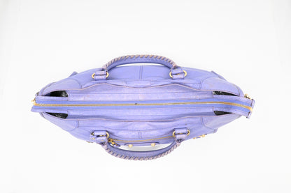 Balenciaga Le City in Lavender Arena Leather