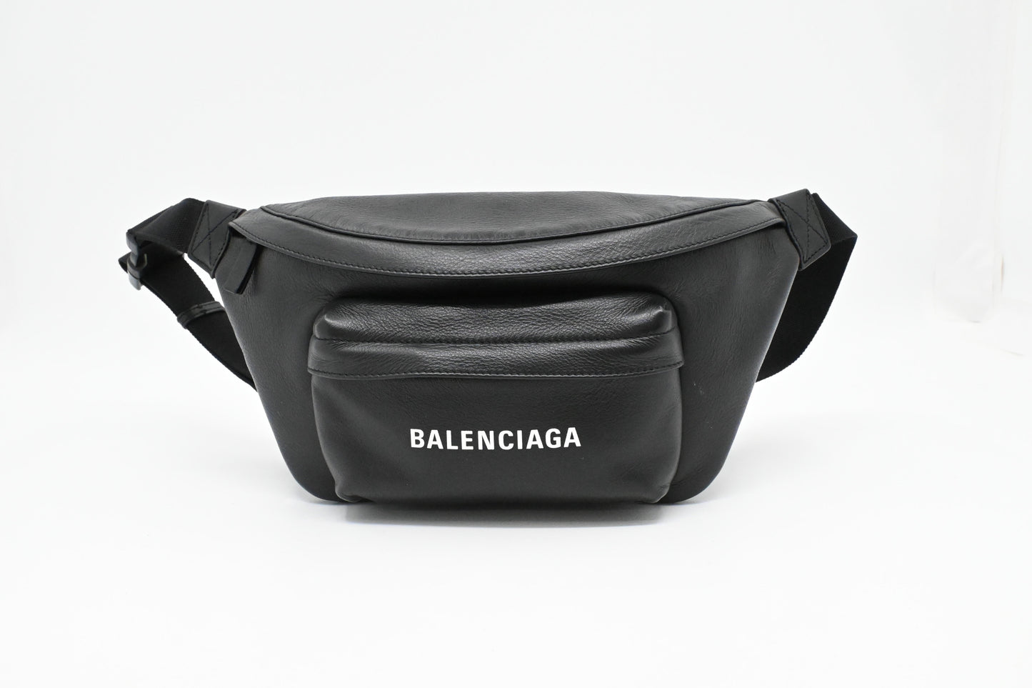 Balenciaga Everyday Beltpack in Black Leather