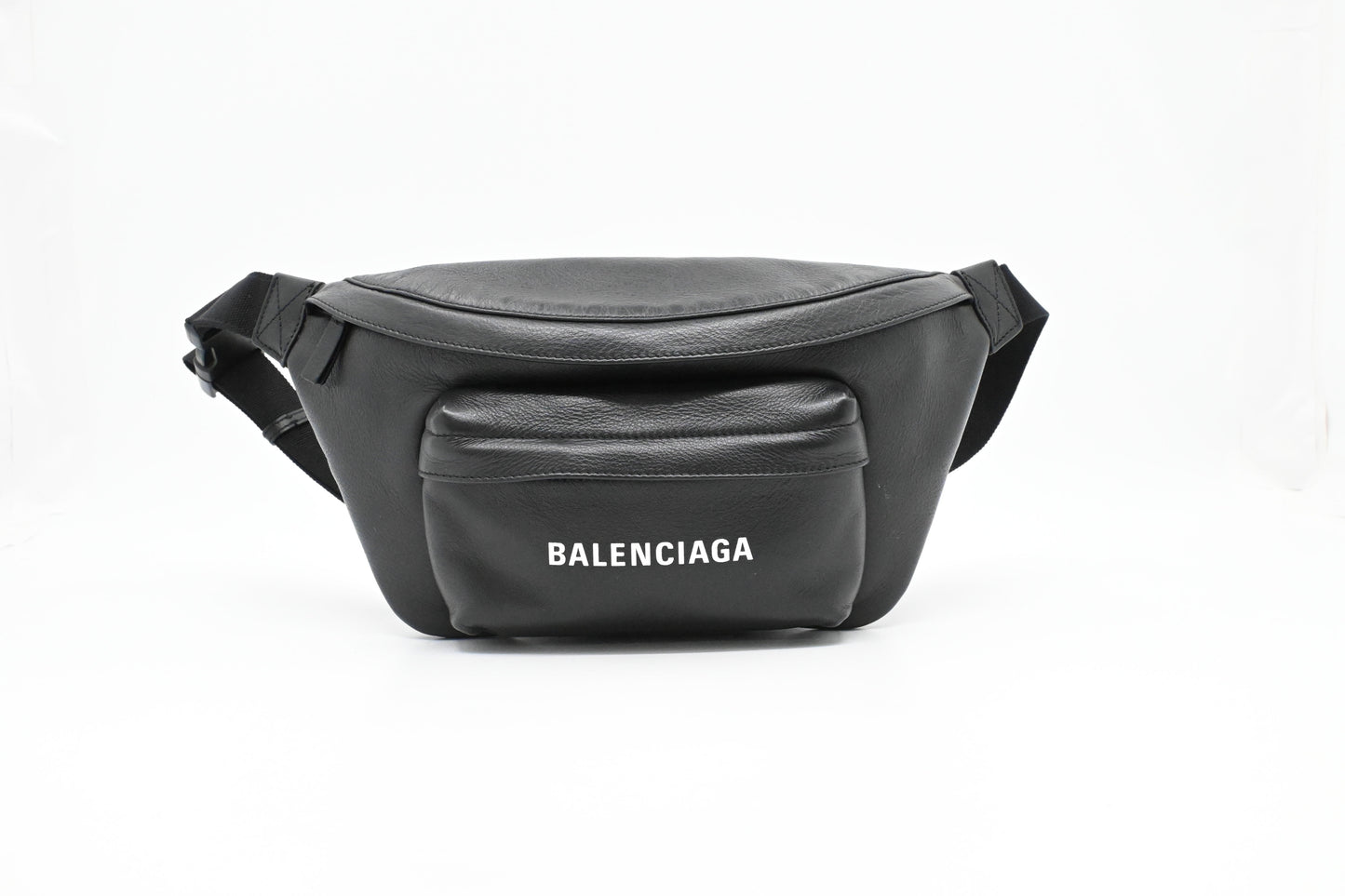 Balenciaga Everyday Beltpack in Black Leather