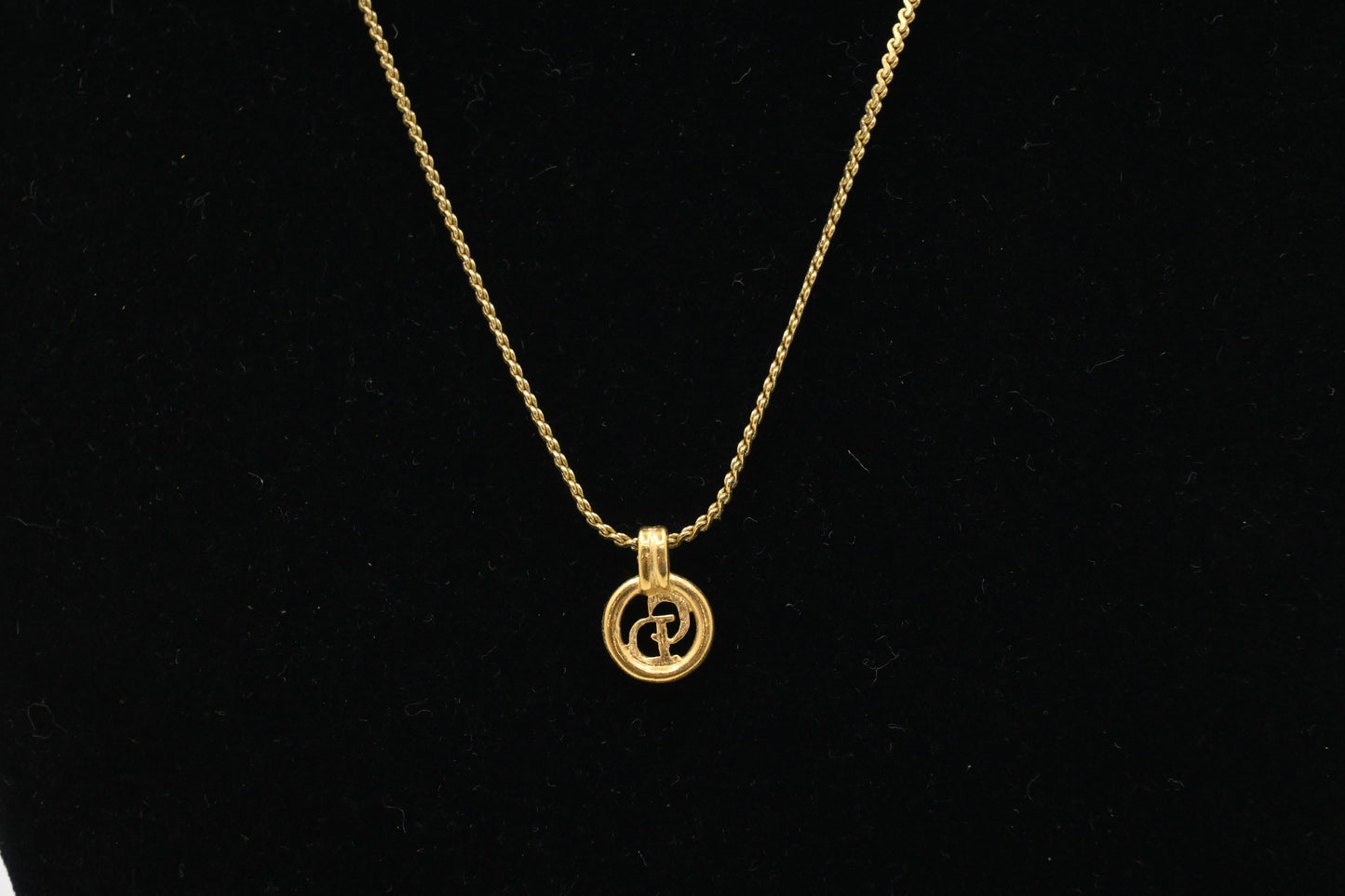 Dior Mini CD Necklace