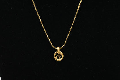 Dior Mini CD Necklace