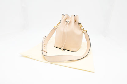 Fendi Mon Tresor Shoulder Bag in Cream Leather