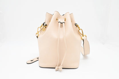 Fendi Mon Tresor Shoulder Bag in Cream Leather