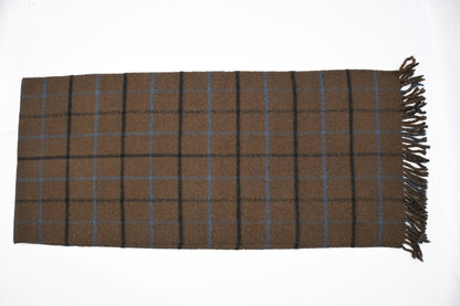 Dior Scarf in Brown Checked Wool