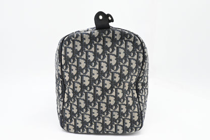 Dior Boston Bag in Navy Blue Oblique Canvas