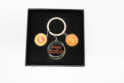 Chanel Rouge Coco Key Ring