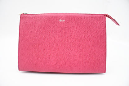Celine Clutch in Pink Leather