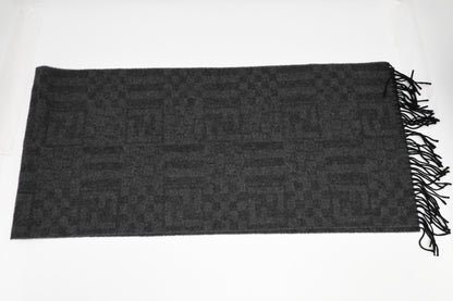 Fendi Scarf in Gray Wool