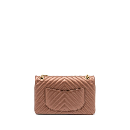 Chanel 2.55 226 Reissue Flap Bag Chevron Aged Calfskin Bronze Brushed GHW