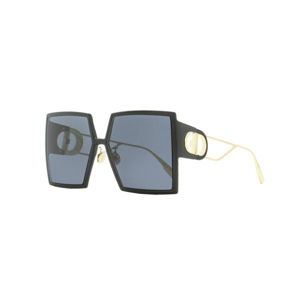 DIOR 30 MONTAIGNE SU Oversized Black Square Sunglasses