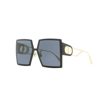 DIOR 30 MONTAIGNE SU Oversized Black Square Sunglasses
