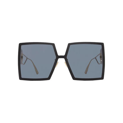 DIOR 30 MONTAIGNE SU Oversized Black Square Sunglasses