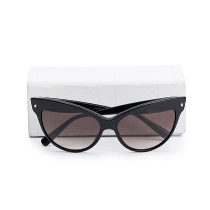 Dior Black Acetate DiorMohotani Cat Eye Sunglasses