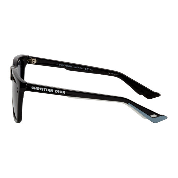CHRISTIAN DIOR HOMME BLACK DIORB24.1 SUNGLASSES
