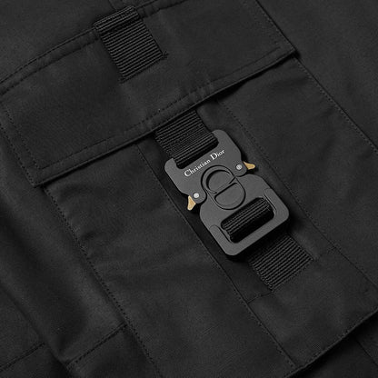 DIOR HOMME BUCKLE 1 POCKET TECH CARGO PANTS
