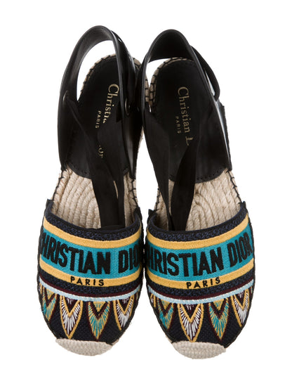 Dior Nicely-D Embroidered Espadrilles