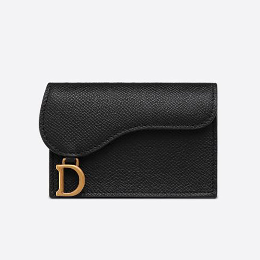 DIOR SADDLE FLAP CARD HOLDER