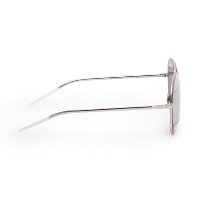Dior Silver-Tone Metal Frame DiorSplit 2 Aviator Sunglasses