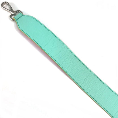 FENDI Shoulder strap leather Light blue x orange x yellow By color Strap you Women