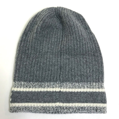 Christian Dior Knit hat Wool / cashmere gray logo D-White Women